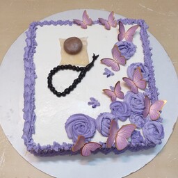 کیک خوشگل و خوشمزه برای جشن تکلیف دختران عزیز سفارش پذیرفته میشود با هرطرحی