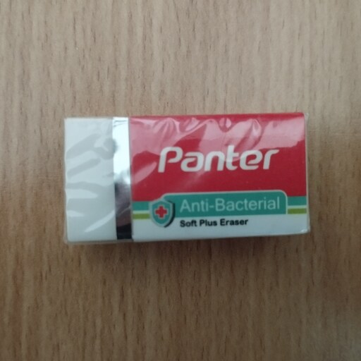 پاک کن پنتر Panter آنتی باکتریال سفید کوچک سایز  4cmx2cm