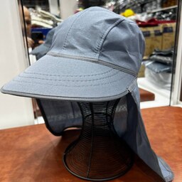 کلاه پشت پارچه دار کتان در سه رنگ کرم و یشمی و طوسی روشن با نقاب نشکن وزن سبک و دوخت عالی خنک مخصوص گرما