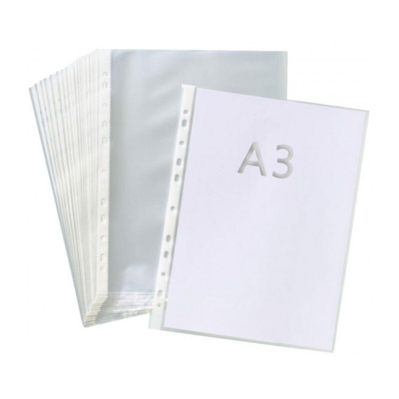 کاور کاغذ a3 بسته 100 عددی مدل شفاف
