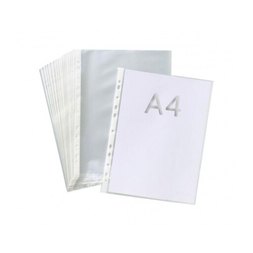 کاور کاغذ a4 بسته 100 عددی مدل شفاف