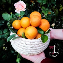 سبد حصیری میوه و آجیل 