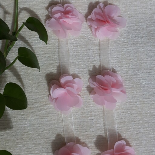 گل شکوفه پارچه ای  فروش به صورت متری 