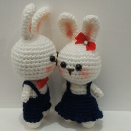 عروسک های خرگوش کوچک مناسب ولنتاین