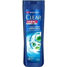 شامپو کلییر CLEAR خنک کننده نعنایی مردانه Cool Sport Menthol  (اورجینال ترکیه)350 میل