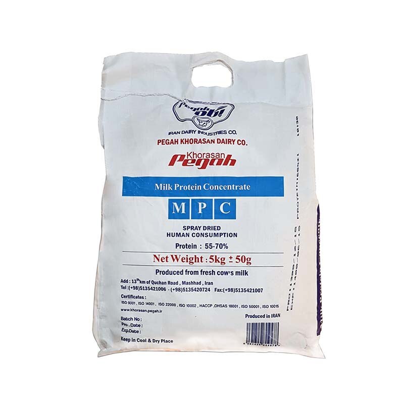 پروتئین شیر 250 گرمی mpc (65 درصد ) بسته بندی فروشگاه