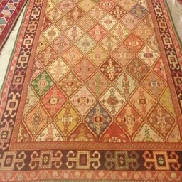 فرش دستبافت گلیم   قالیچه تار و پود پشمی 
اندازه 2 در 1.30