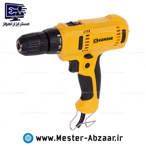 دریل پیچ گوشتی برقی ترکمتردار 230 وات کنزاکس با گارانتی مدل KENZAX KDD-1230