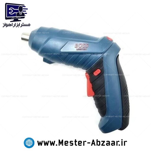 دریل پیچ بند تاشو با لوازم 3.6 ولت باس تحت لیسانس آلمان مدل BOSS 3.6V DRILL