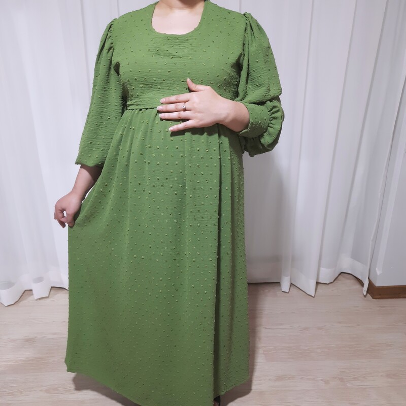 پیراهن بارداری و شیردهی مدل شانیکا بلند