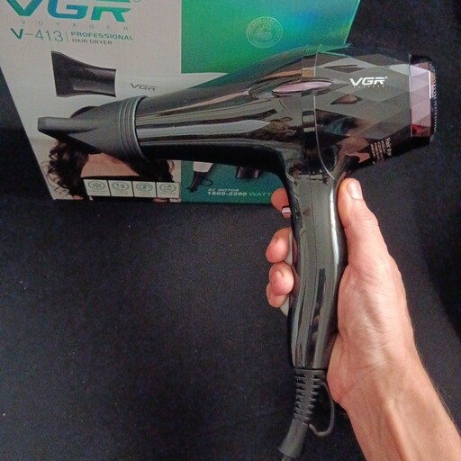 سشوار وی جی آر مدل V-413 وی جی آر ا VGR V413 Hair Dryer قشمی شاپ QESHMISHOP