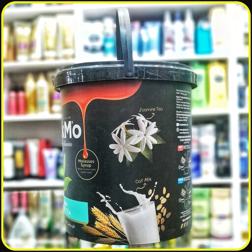 دمنوش تقویتی جو دوسر شیر و چای جاسمین بلاک مو (340گرم) black mo oat Milk jasmine tea 