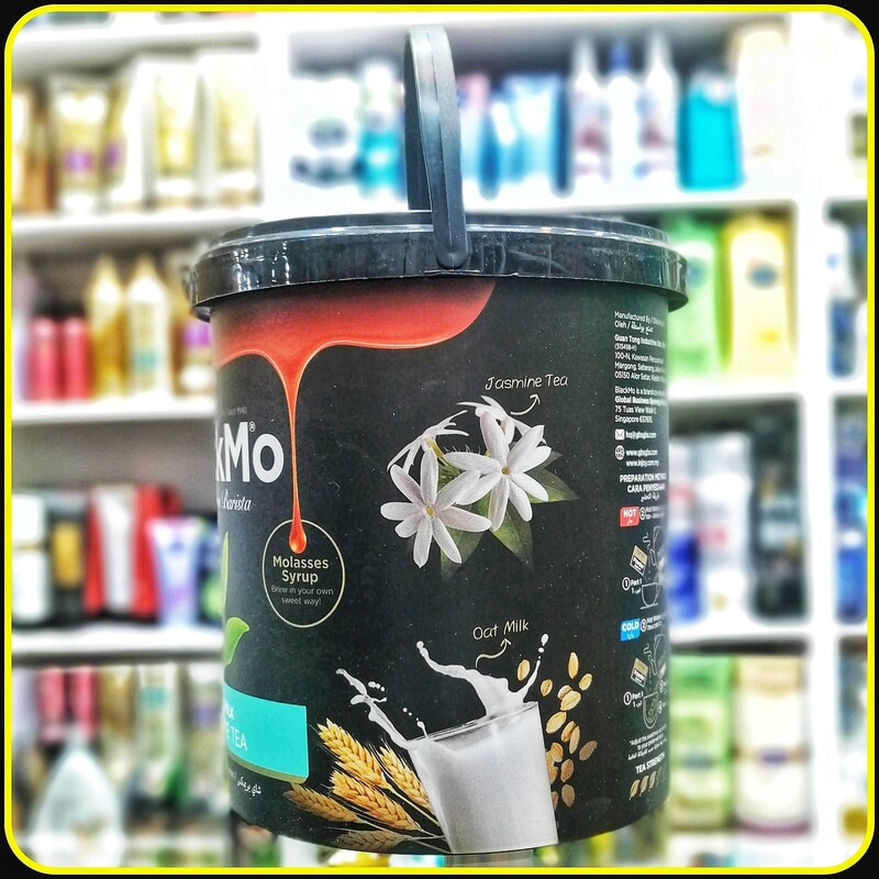دمنوش تقویتی جو دوسر شیر و چای جاسمین بلاک مو (340گرم) black mo oat Milk jasmine tea 