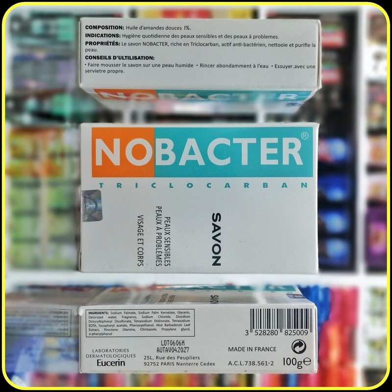 صابون نوباکتر(آنتی باکتریال یا ضد باکتری) فرانسوی صورت و بدن (100گرم) nobacter soap 
