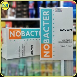 صابون نوباکتر(آنتی باکتریال یا ضد باکتری) فرانسوی صورت و بدن (100گرم) nobacter soap 