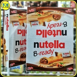 شکلات ایتالیایی نوتلا بی ردی در پکیج 10تایی (10در22گرم) nutella B ready 