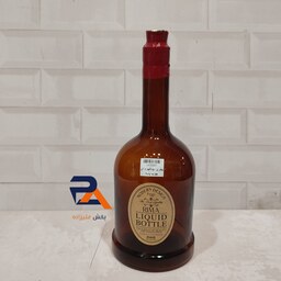 بطری شیشه ای قهوه ای آیدا  با درب چوب پنبه ای مناسب برای روغن آب  آبمیوه
