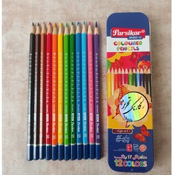 مداد رنگی 12 رنگ پارسیکار