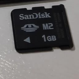 کارت حافظه 1M2 گیگابایت بدون آداپتور SanDisk کاملا نو