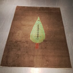 گبه دستباف 3 متری ریز بافت با نقشه درخت کاج