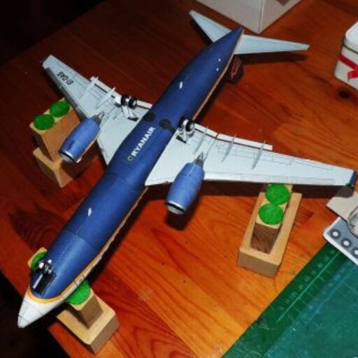 کیت ساخت ماکت هواپیما مسافربری بزرگ 
