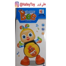 اسباب بازی عروسک موزیکال رقاص زنبور شادhappybeeسفارش اروپابرندYIJUNفروشگاه هالی توی 