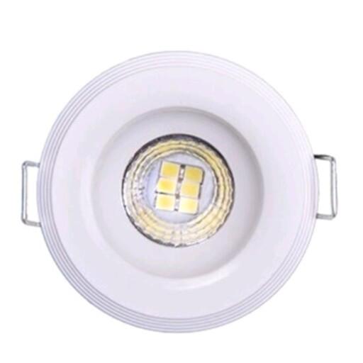 پنل سقفی ال ای دی(LED)دیسانور چراغ چشمی3وات رویه کوچک توکار رنگ نور مهتابی  جایگزین هالوژن