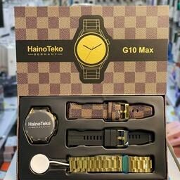 ساعت هوشمند مدل haino teko تمام صفحه صفحه گرد با ارسال رایگان