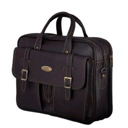 کیف اداری و لب تاپ بزرگ کیف مردانه کیف آستر خارجی کیف چرمی دو جیب بزرگ اسپرت 