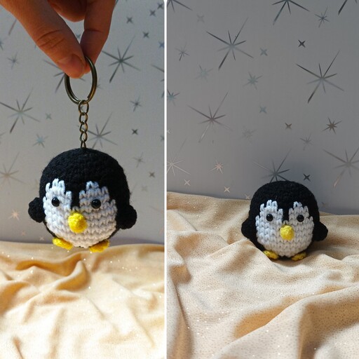 جاکلیدی پنگوئن (عروسک بافتنی)