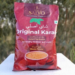 چای کرک اصل هند برند سالوو SALVO طعم ماسالا فوق العاده لذیذ و معطر جدید ، بسته یک کیلویی 