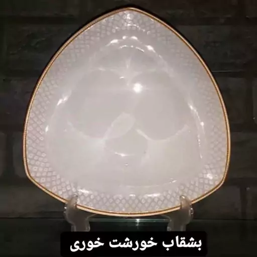 سرویس چینی شش نفره  قالب سه گوش   چهار گوش   28پارچه (ارسال با باربری و پس کرایه)