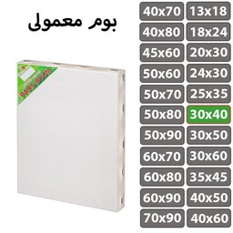 بسته 2 عددی بوم نقاشی معمولی سایز 30 در 40 سانتی متر پارس بوم