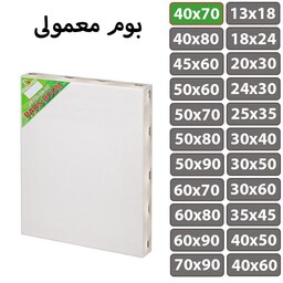 بسته 2 عددی بوم نقاشی معمولی سایز 40 در 70 سانتی متر پارس بوم