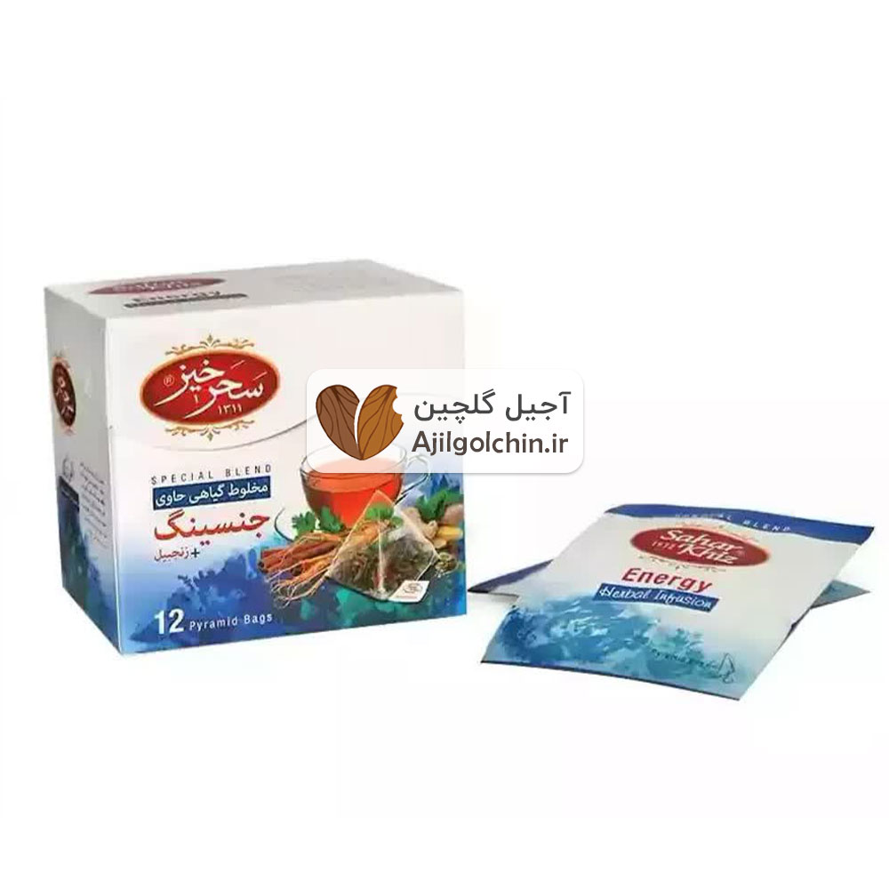 دمنوش جنسینگ و زنجبیل سحرخیز