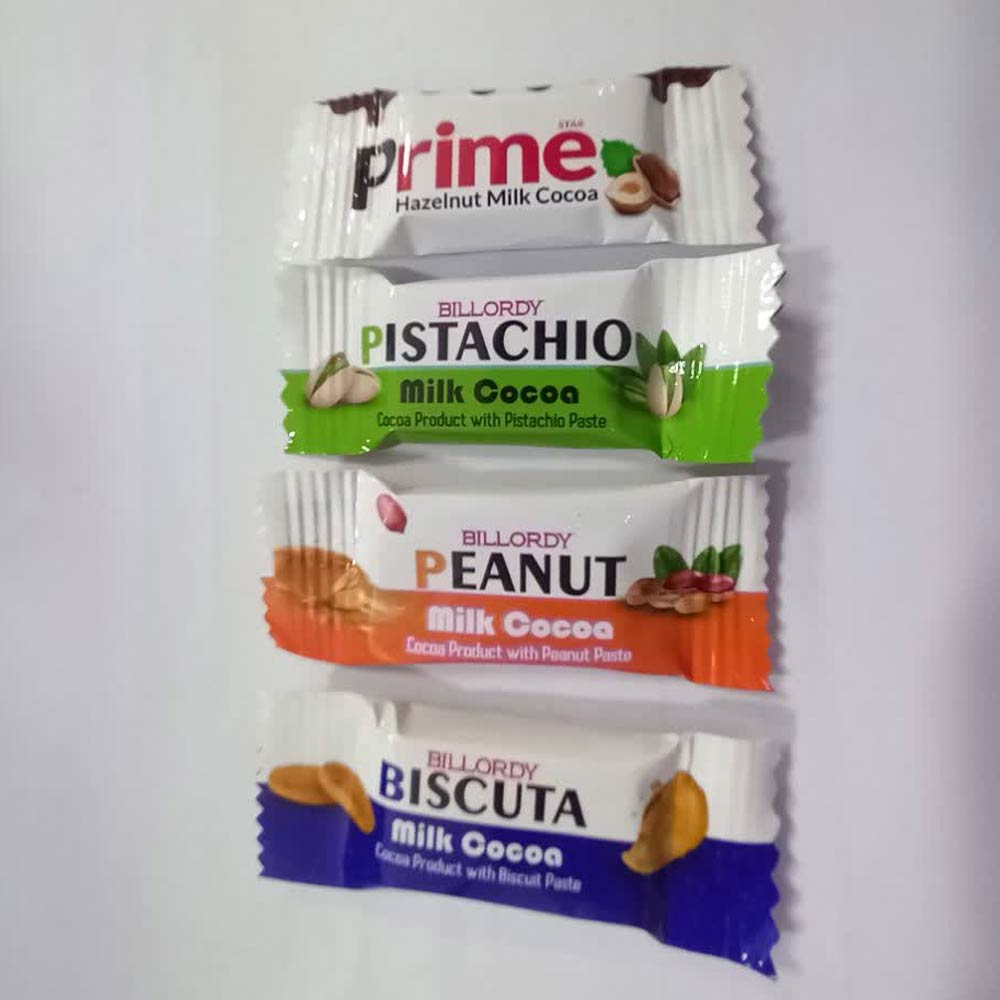 شکلات کاکائو با طعم مختلف آجیل بیلوردی