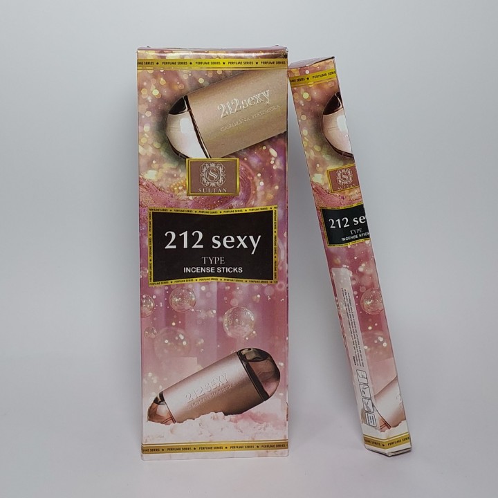 عود ادکلن 212صورتی 6ضلعی