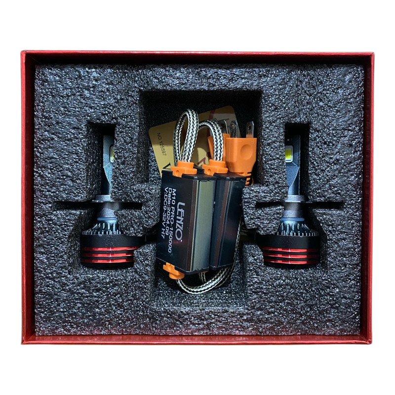 لامپ هدلایت خودرو لنزو مدل M10 PRO پایه H7 بسته دو عددی
