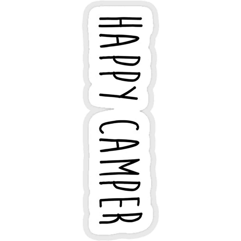 استیکر لپ تاپ طرح happy camper کد ST838
