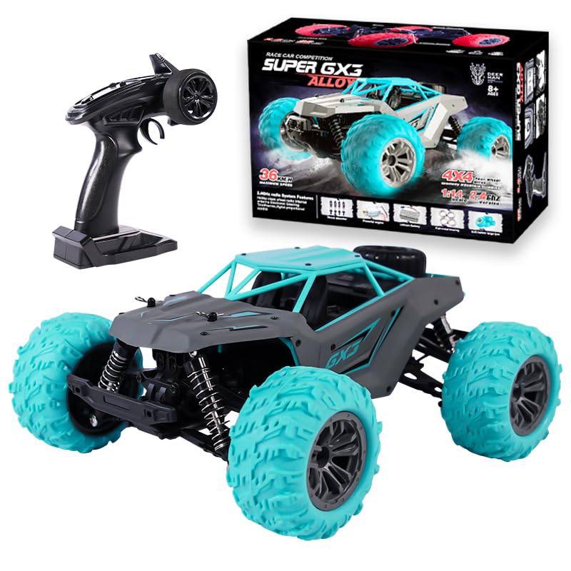 ماشین کنترلی آفرود شارژی CENAVA مدل DM-1401 مقیاس 114 با سرعت 36kmh ایتم16599