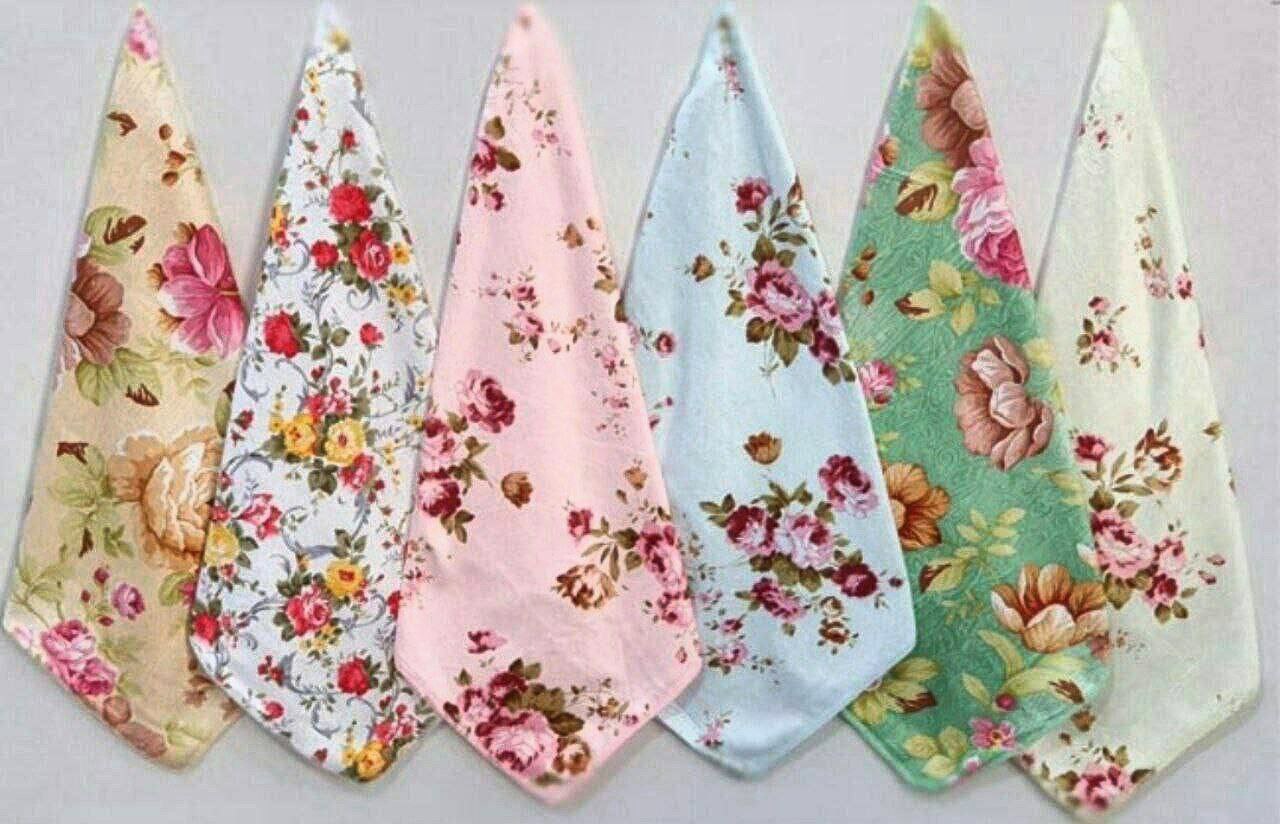 دستمال گلدار سه عددی  