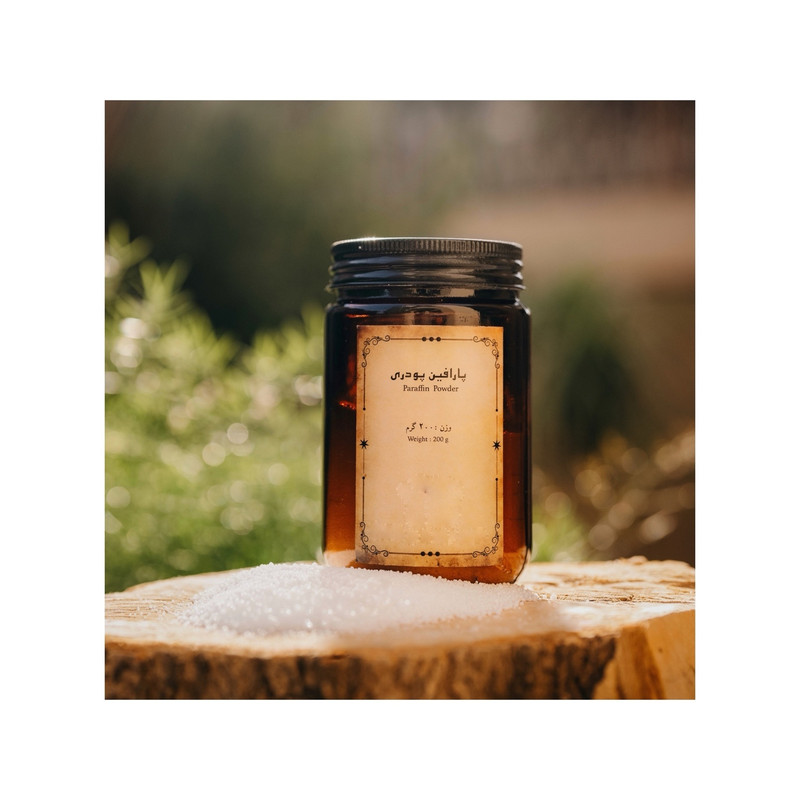 پارافین جامد شمع مدل پودری وزن 200 گرمی