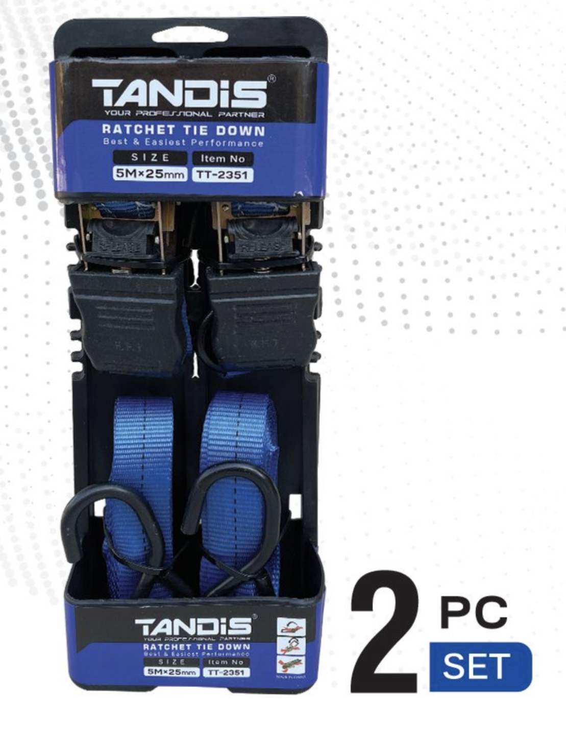 تسمه باربند جقجقه ای ست 2 عددی