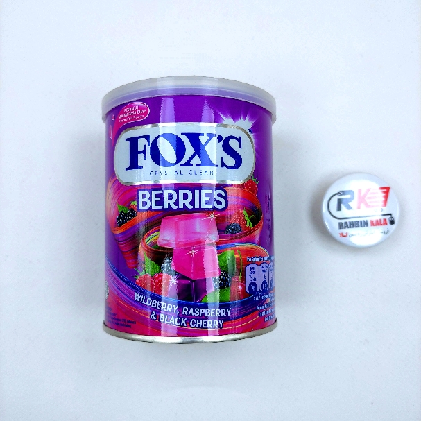 آبنبات فاکس میوه های قرمز قوطی180 گرمی  FOXS