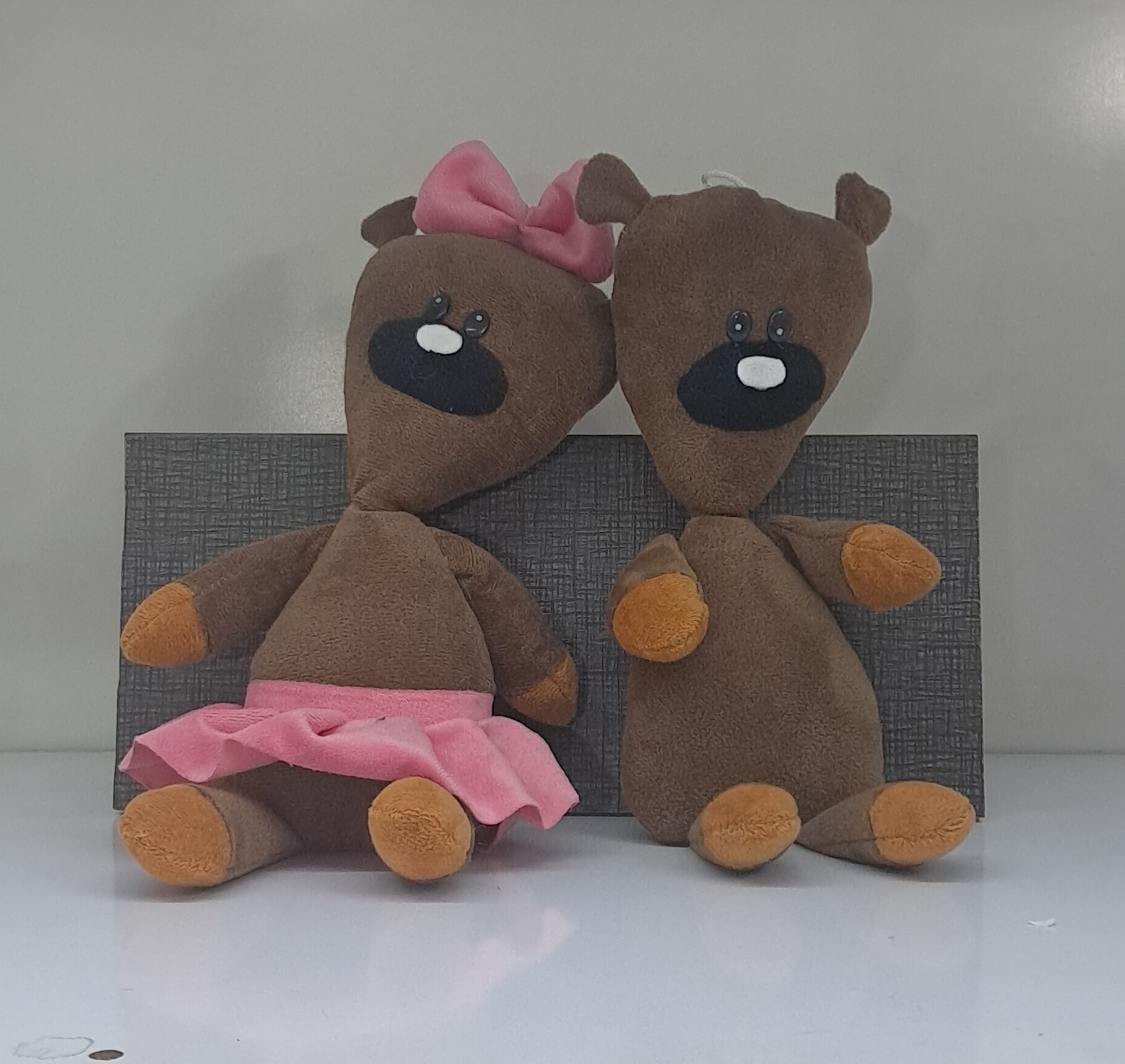 خرس تدی کریستال لباس دار 35 سانت