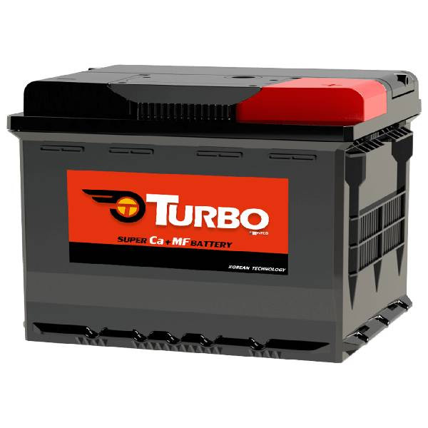 باتری اتمی 12 ولت 60 آمپر خودرو توربو مدل turbo60