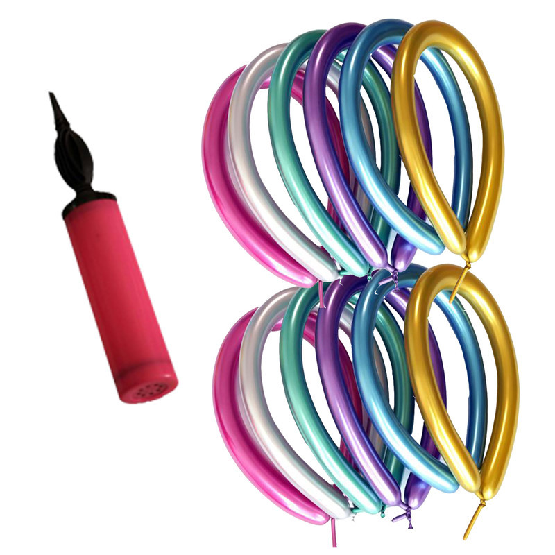 بادکنک سورتک طرح ماری نیو پلاس کد ST033 بسته 12 عددی به همراه پمپ دستی