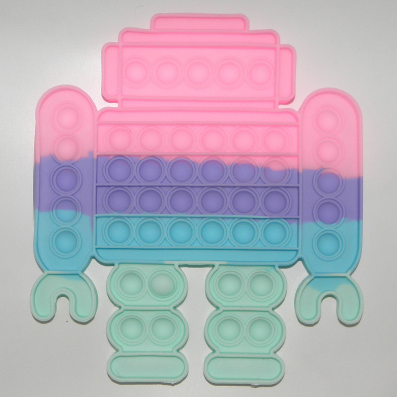 ارسال پس کرایه پستی فیجت ضد استرس مدل پاپ ایت طرح روبوت