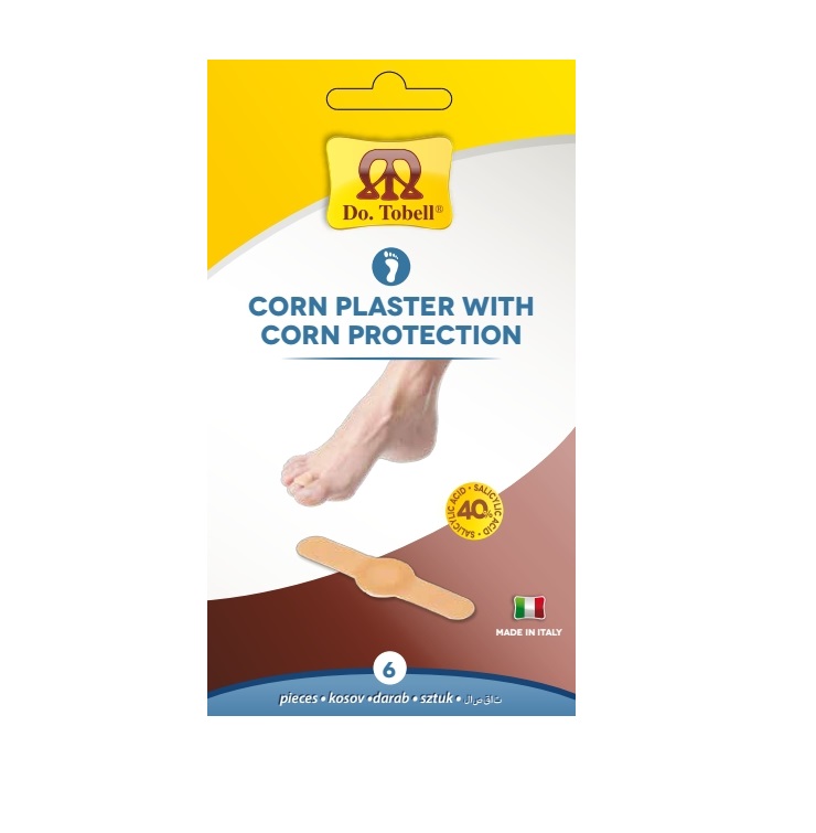 چسب ضد میخچه دو توبل مدل کرن پلاستر (بسته 6 عددی)