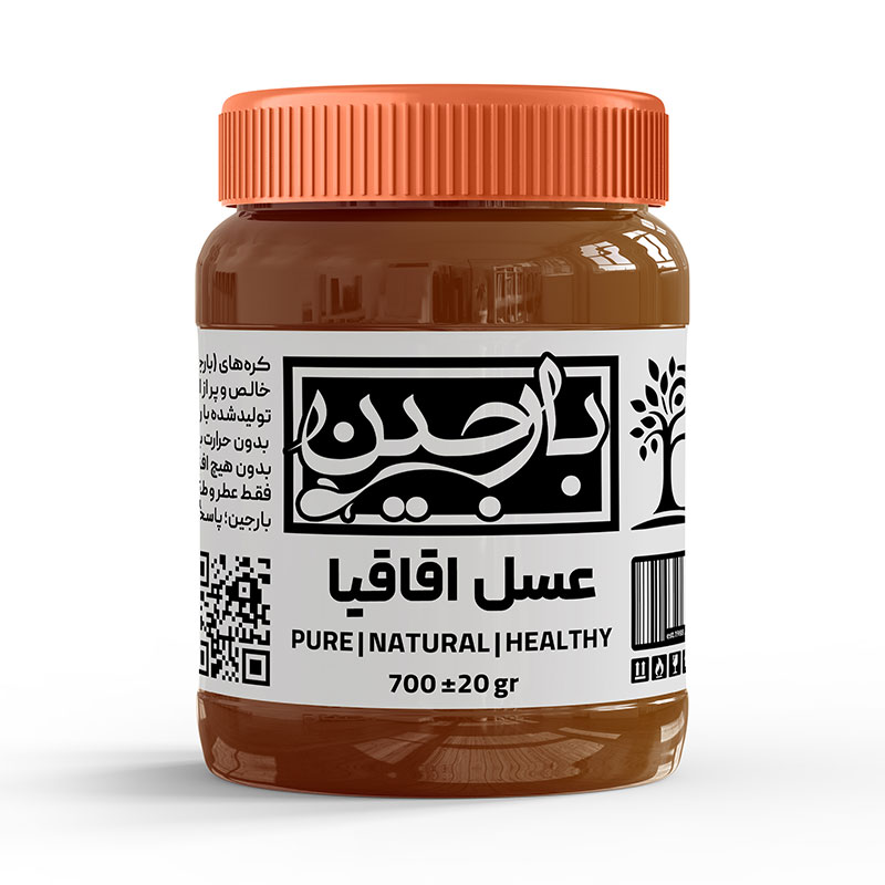 عسل اقاقیا عموعطار - بارجین - وزن 700 گرم